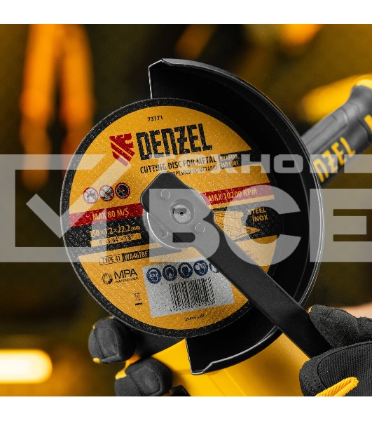 Круг отрезной по металлу Denzel 150 х 1,2 х 22,2 мм, WA46TBF