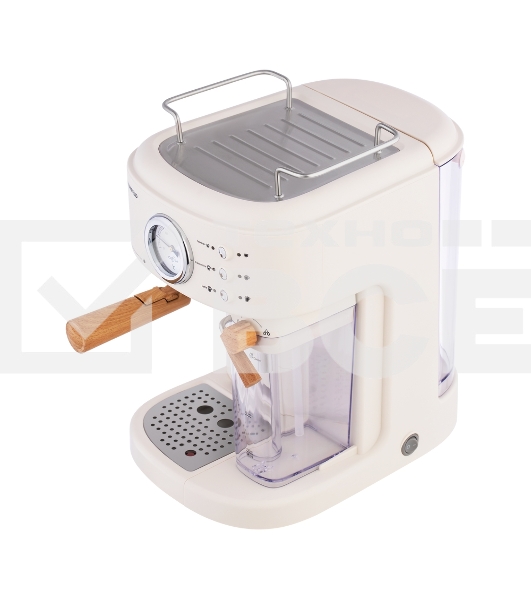 Кофеварка рожковая Maunfeld MF-737BG PRO бежевый, исп. кофе - молотый, 1.5 л, 1250 Вт, 15 бар