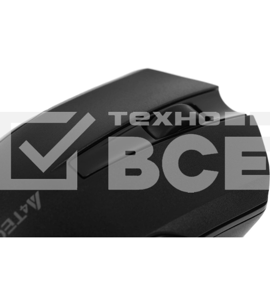 Мышь беспроводная A4Tech G3-200NS черный, 1200 dpi, радиоканал, USB, кнопки - 3