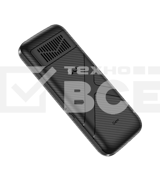 Мобильный телефон BQ 1860 Gem черный (без СЗУ в комплекте)