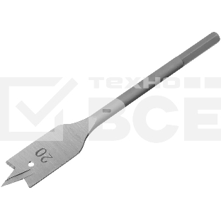 Сверло по дереву Сибртех перовое, 20 мм