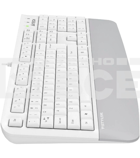 Клавиатура A4Tech Fstyler FK20 проводная, USB Type-A, белый