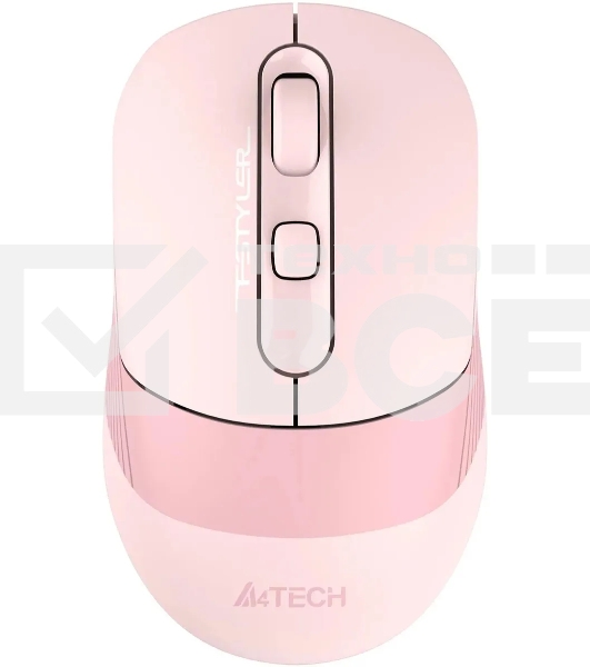 Мышь беспроводная A4Tech Fstyler FB10CS розовый, 2000 dpi, радиоканал, Bluetooth, USB, кнопки - 4