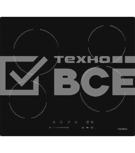 Варочная поверхность Darina 6Р Е 323 B черный