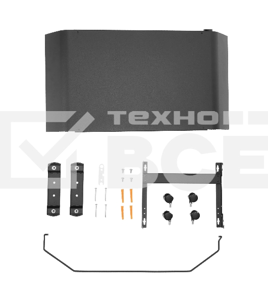 Конвектор Denzel XCE-2000B черный, 2000 Вт, 25 м2, термостат