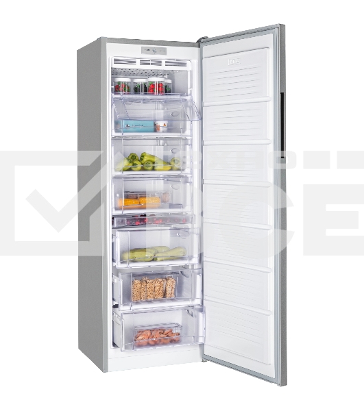 Морозилка Nordfrost DF 268 SAP, серебристый, 256л, 6 ящика