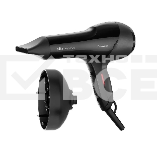 Фен Braun BRHD785E 2000Вт белый/черный