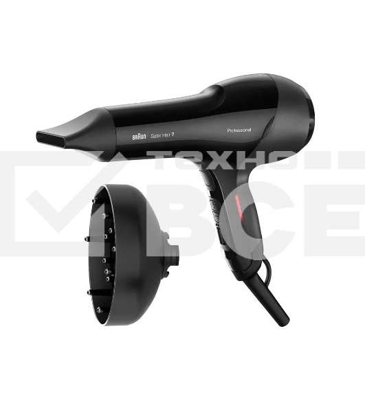 Фен Braun BRHD785E 2000Вт белый/черный