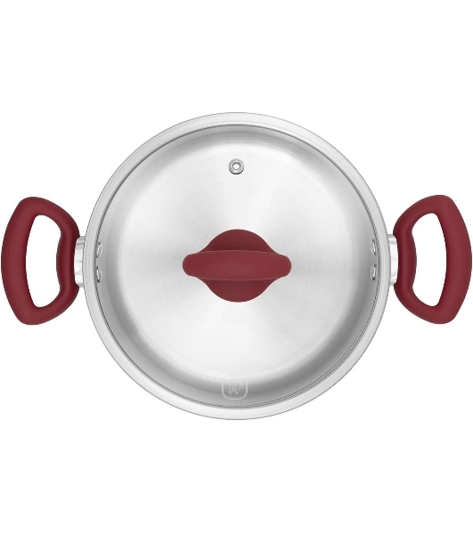 Кастрюля Rondell Heidi RDS-1113, 2.8л, 20 см, с крышкой, сталь