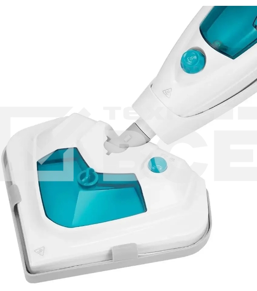 Швабра паровая Kitfort КТ-3908 белый/бирюзовый