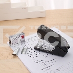 Степлер Deli E0466BLCK Pro 24/6 26/6 (30листов) встроенный антистеплер черный 50скоб закрытый, фото7