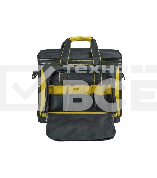 Сумка Navigator NTA-Bag07, 420х230х290мм, пластмассовое дно, черный/желтый