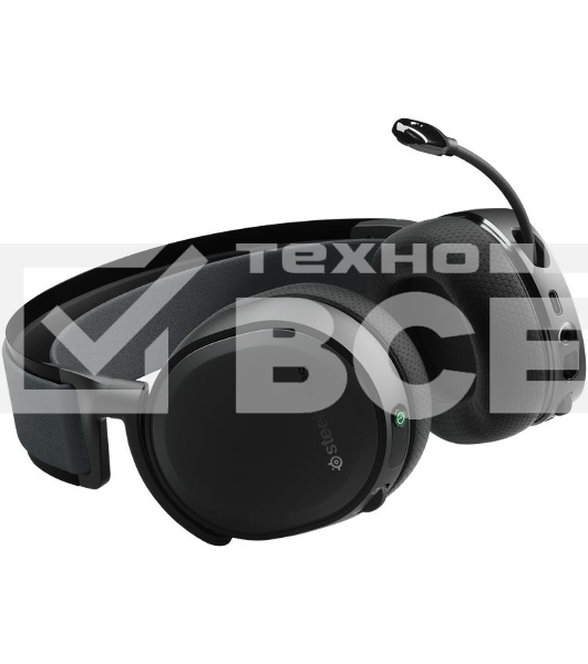 Наушники с микрофоном Steelseries Arctis 7+ черный мониторные Radio оголовье (61470)