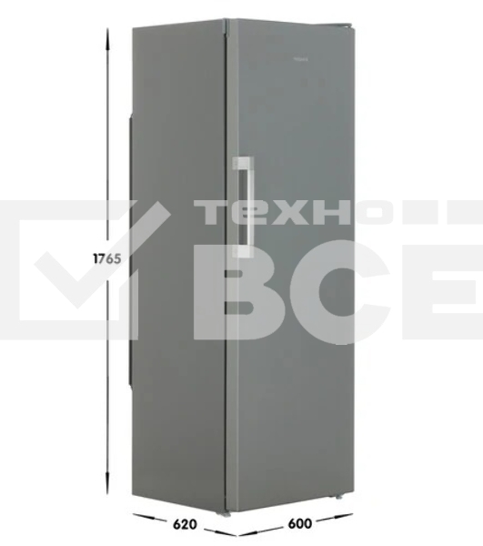 Морозильная камера Hotpoint HFZ 5171 S, серебристый, 250л, 5 ящиков
