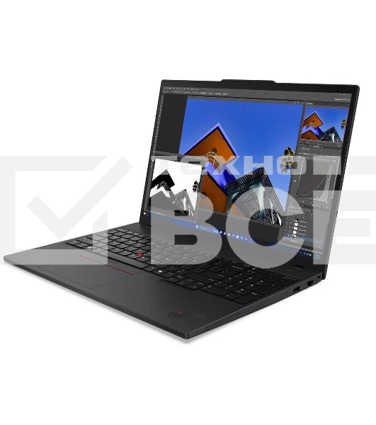 Ноутбук Lenovo ThinkPad T16 G3 черный Core Ultra 5 125U 16Gb SSD1Tb Intel Graphics 16