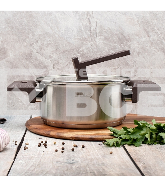 Кастрюля TalleR TR-17307 Метод нержавеющая сталь 18/10, 1,9 л