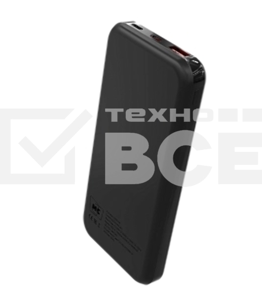 Портативный аккумулятор MORE CHOICE (4620202552761) PB29-10 10000mAh 1USB+2Type-C 3.0A 22.5W+PD20W+QC3.0, черный