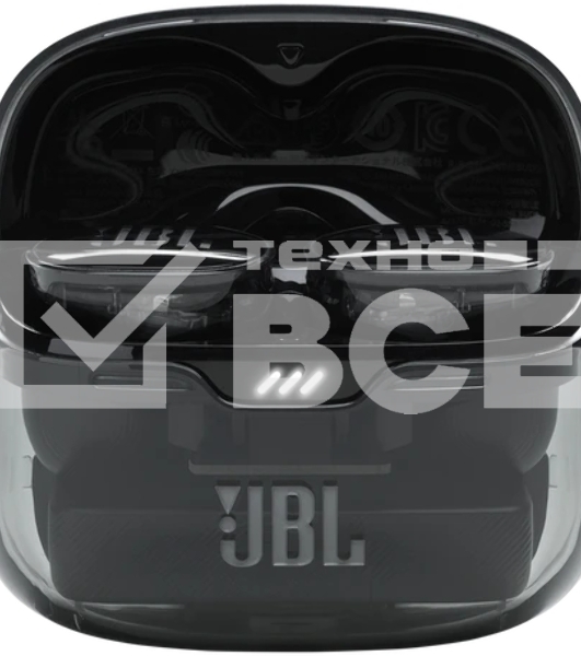 Наушники JBL, модель Tune Buds Ghost черный(JBLTBUDSGbLKCN)