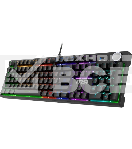 Клавиатура MSI Forge GK320 проводная, USB Type-A, чёрный