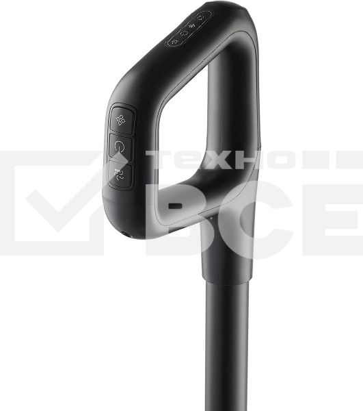 Пылесос вертикальный моющий Vitek VT-FW15PLUS черный, питание от аккумулятора, 120 Вт, уборка влажная/сбор жидкости/сухая, пылесборник 0.55 л