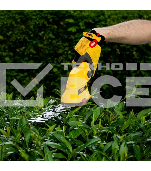 Ножницы-кусторез Denzel G801E с телескопической штангой аккумуляторные с акк. 7,2В Li-Ion 1,5 А·ч