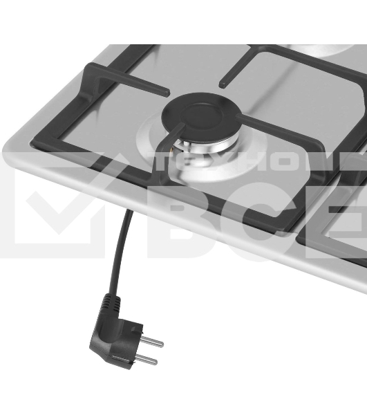 Газовая панель Maunfeld EGHS.95.33CS/G, 5 конфорок, нержавеющая сталь, серебристый