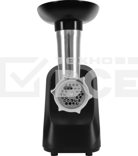 Мясорубка электрическая Vitek VT-MG3600 черный, 1800 Вт, 1.6 кг/мин, реверс, защита от перегрузки, насадки - 4