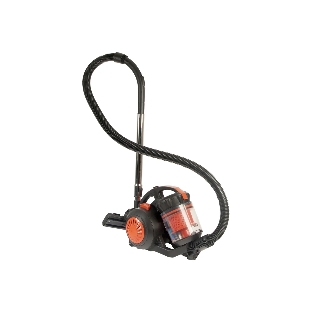 Пылесос Mystery MVC-1124 черный/оранжевый, 300/2000 Вт, уборка сухая, пылесборник контейнер 5 л