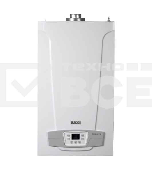 Котел газовый BAXI ECO LIFE 1.24F настен,24 кВт,одноконтурный, с закрыт. кам. сгор.