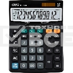 Калькулятор настольный Deli Core E1630 черный 12-разр., фото 1