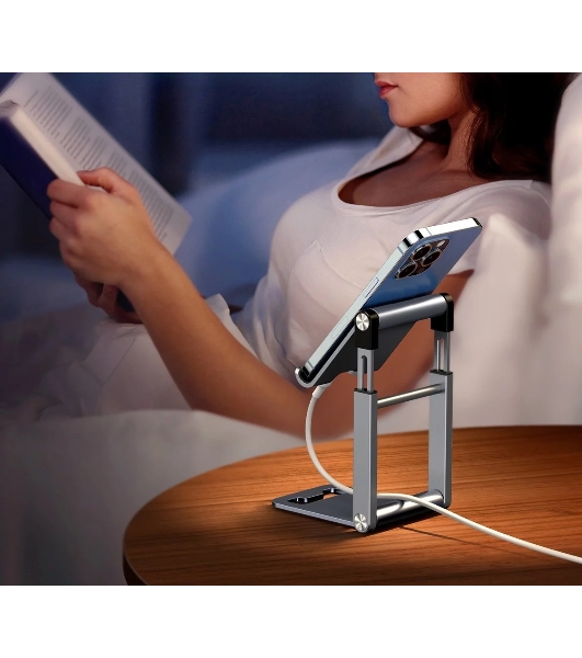 Подставка раздвижная настольная складная для телефона, планшета UGREEN LP263-50324 Gray (50324)