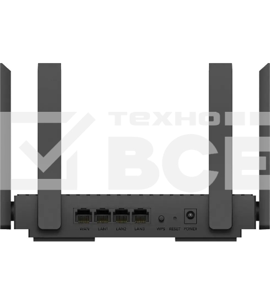 Роутер Cudy WR3000 AX3000 10/100BASE-TX/Wi-Fi черный