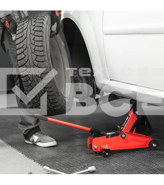 Домкрат гидравлический подкатной MTX 2т, 135-320мм 51082