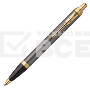 Ручка шариковая Parker IM Premium Grey Core GT (2214613) M, синие чернила, подарочная коробка