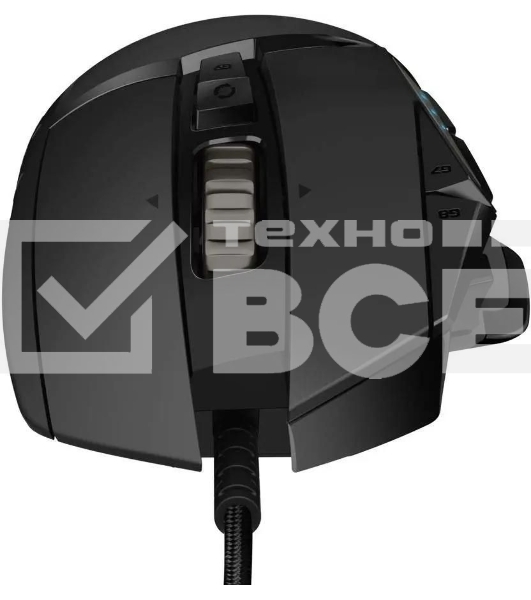 Мышь проводная Logitech G502 HERO черный, 25600 dpi, USB, кнопки - 11