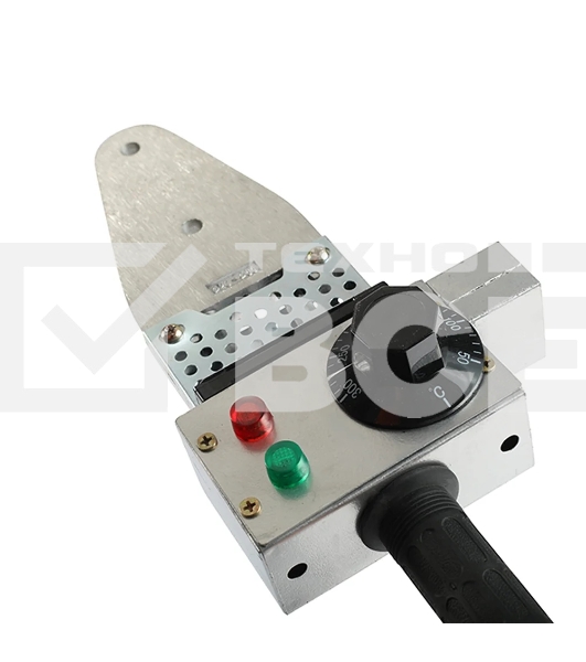 Аппарат для сварки пластиковых труб ПОБЕДА, ПТ-1800, 2000 Вт., 6 насадок, стойка, отвертка, кейс металл.