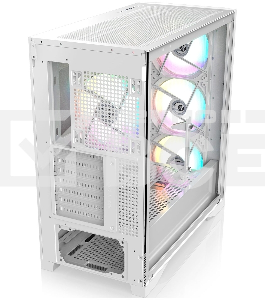 Компьютерный корпус без блока питания/Case Raijintek AGOS MAX-MS4, Midi-Tower, TG, 4x140мм ARGb, 2xUSB 3.0 + 1xUSB Type-C, E-ATX, ATX, mATX, mITX белый