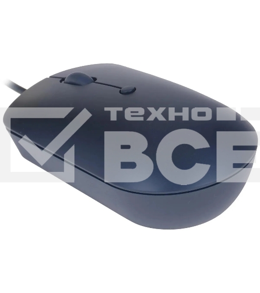 Мышь проводная Lenovo 540 синий, 2400 dpi, USB-C, кнопки - 4