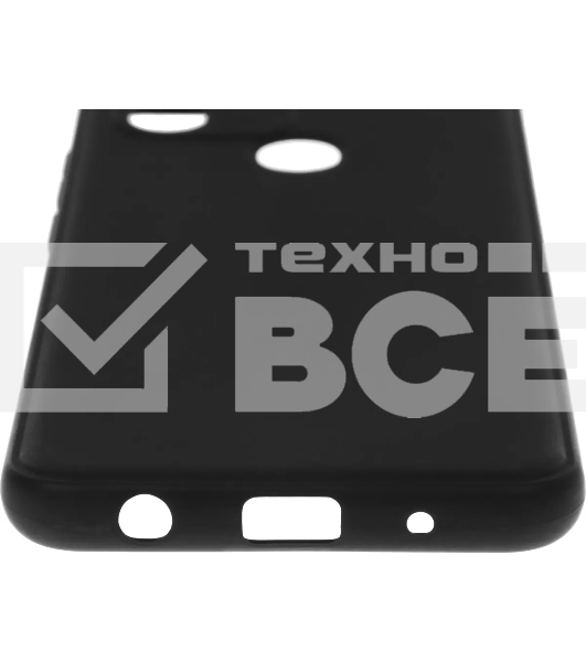 Чехол (клип-кейс) BoraSCO для Xiaomi Redmi A1+ Silicone Case черный (70938)