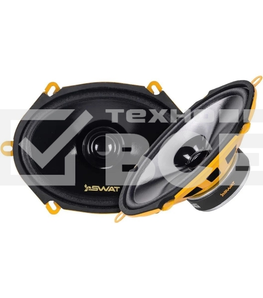 Колонки автомобильные Swat Horn SP-H57v2 (без решетки) 250Вт 91дБ 4Ом 13x18см (5x7дюйм) (ком.:2кол.) широкополосные однополосные