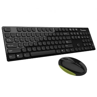 Комплект клавиатура+мышь Smartbuy 107365AG беспроводной, USB, 1000 DPI, чёрный