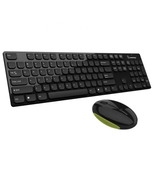 Комплект клавиатура+мышь Smartbuy 107365AG беспроводной, USB, 1000 DPI, чёрный
