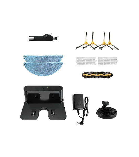 Робот-пылесос BBK BV3503 белый оникс, 25 Вт, 2600 мА·ч Li-Ion, уборка влажная/сухая, пылесборник контейнер 0.6 л