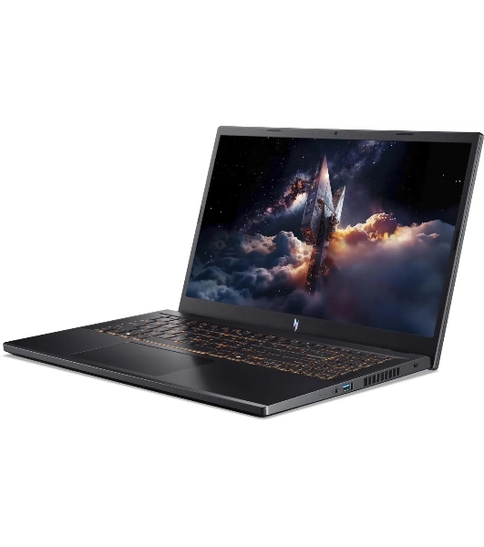 Ноутбук Acer Nitro V 15/15.6'/IPS/AMD Ryzen 7 170/16Gb/512Gb SSD/nVidia GeForce RTX 5050 8Gb/NoOS/черный/2.1kg