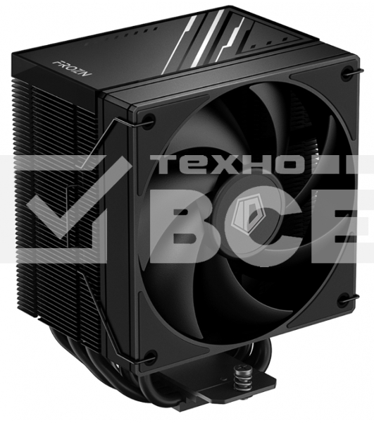 Кулер для процессора ID-COOLING FROZN A610 черный 120мм алюминий+медь 2000rpm 30db 4-pin 250W 155мм