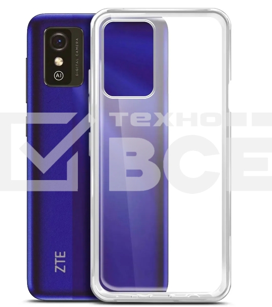 Чехол (клип-кейс) BoraSCO для ZTE Blade L9 прозрачный