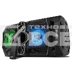 Мобильные колонки SVEN PS-655 2.0 черные (2x25W, mini Jack, USB Type-C, USB flash, Bluetooth, FM, micro SD, ПДУ, LED экран, 4400 мA, RGB подсветка), фото8