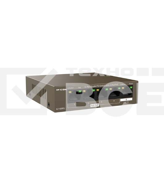 Гигабитный коммутатор IP-COM G1105PD-5-портовый PD с 4 портами PoE