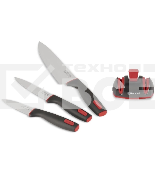 Набор ножей Rondell RD-1011, 3 шт, с ножеточкой