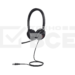 Гарнитура проводная Yealink UH35 Dual UC черный 1308137